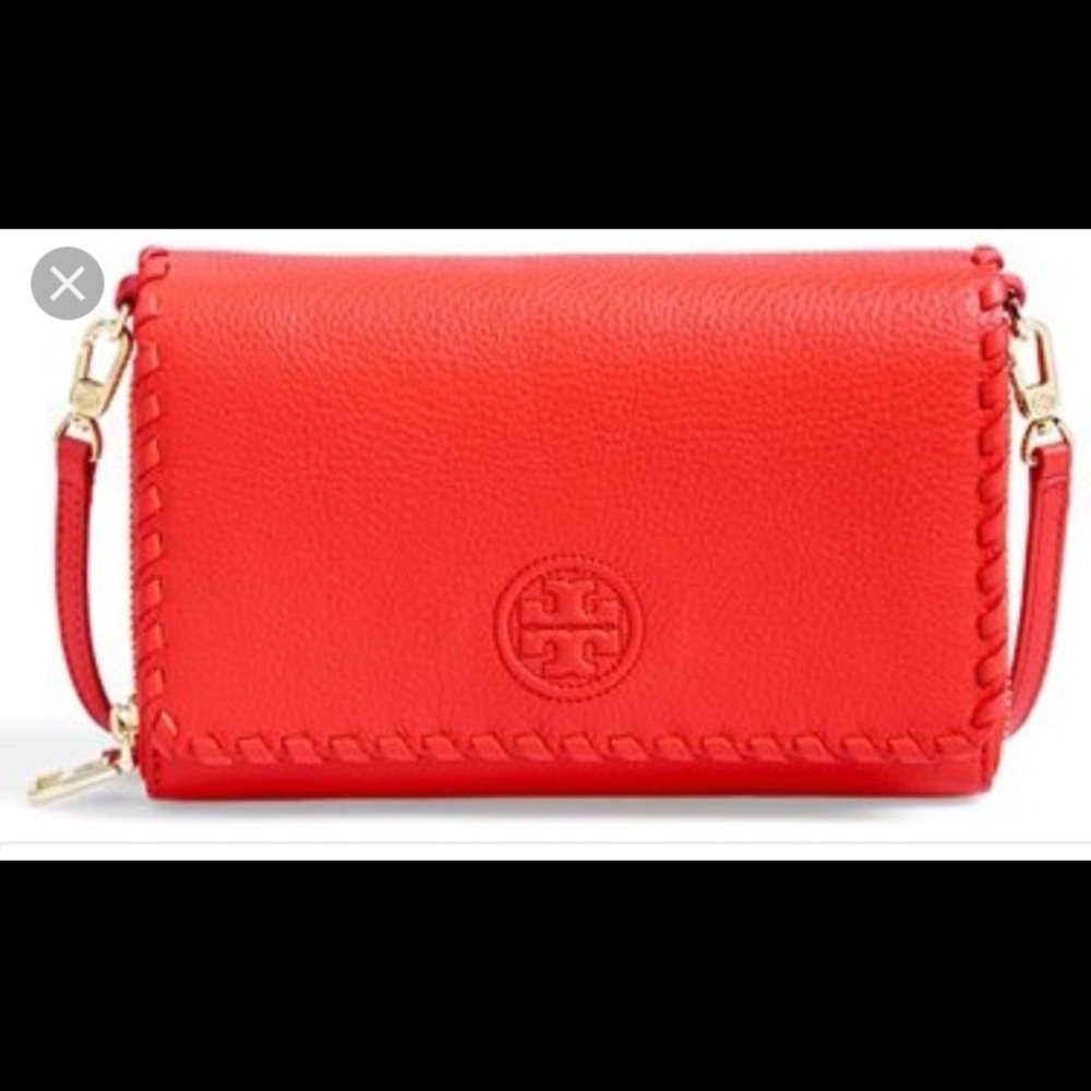 Tory Burch Marion Flat Wallet Cross-body