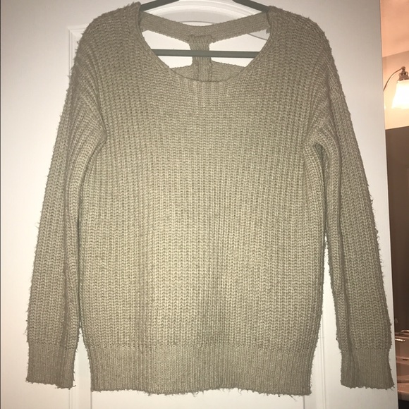 Herringbone Back Sweater