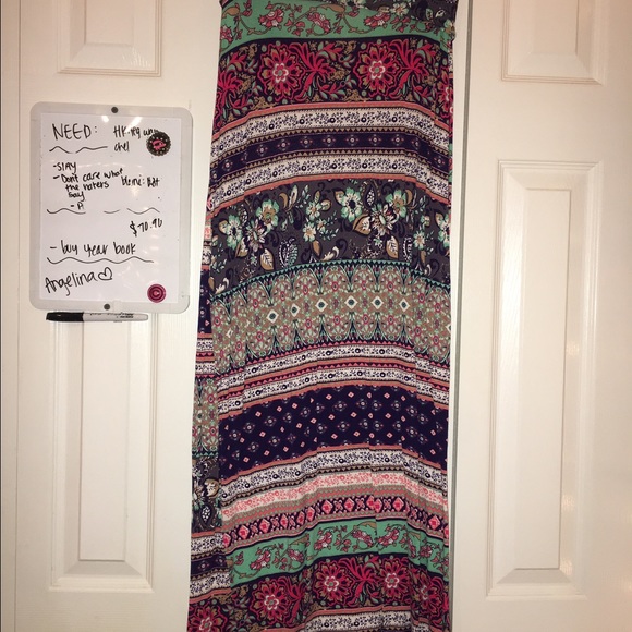 Women's printed maxi skirts