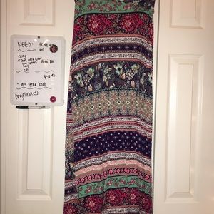 Women's printed maxi skirts