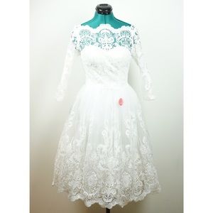 Chi Chi London wedding dress.