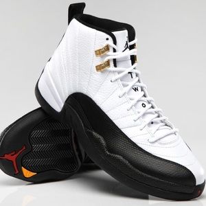 Air Jordan Taxi 12's- Black/White