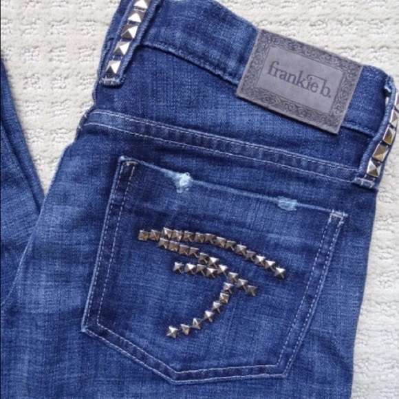 Frankie B studded hardware skinny jeans