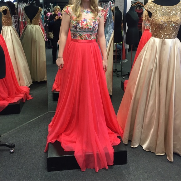 Sherri Hill Bohemian Prom Dress