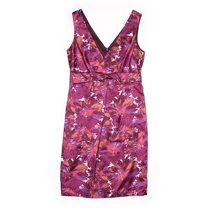 Max & Cleo size 4 dress purple pink a-line NWOT