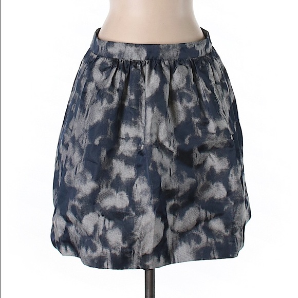 Michael Kors blue grey skirt size 2 a-line NWOT