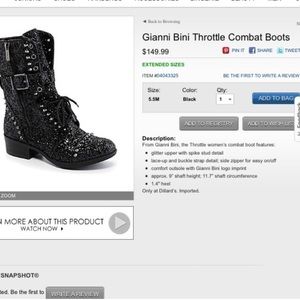 Gianni Bini Crystal Boots