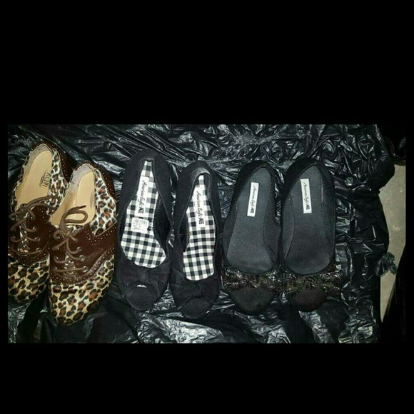 Shoes wedges flats