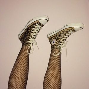 Cheetah Fur Fuzzy Converse