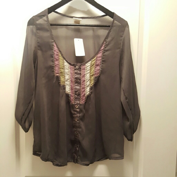 Sheer blouse