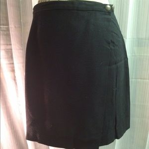 Wrap around buttoned mini