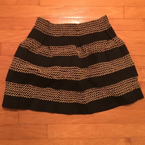 Black and Gold Skirt