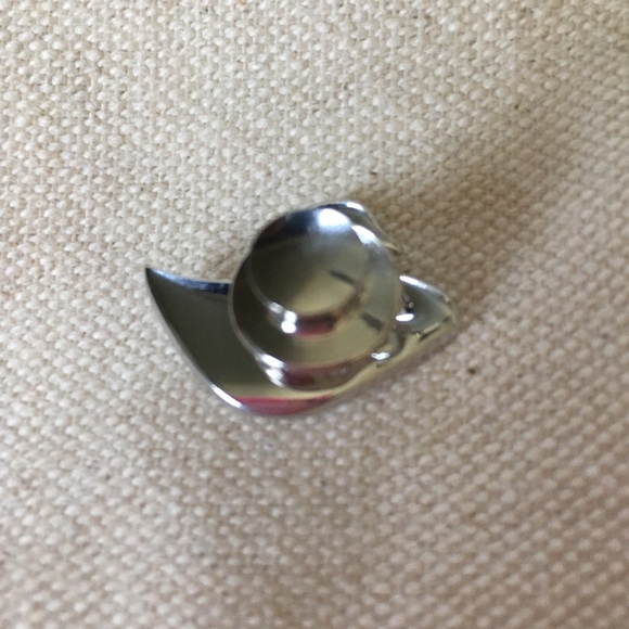 Gorgeous Swarovski Silver & Blue Jewel Swan Pin - Picture 5 of 6