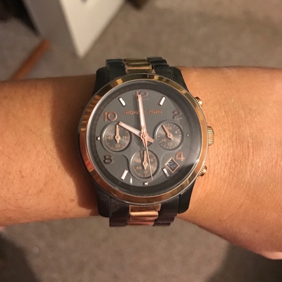Brown and Gold Michael Kors watch