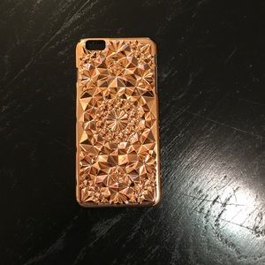 iPhone 6 Plus rose gold 3-d cover