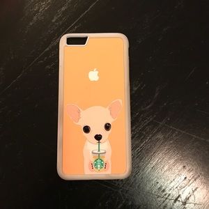 iPhone 6 Plus chihuahua and Starbucks case