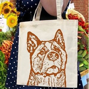 HP 3/26 🐶 Rescue Akita Tote Bag 🐕🐕🐕