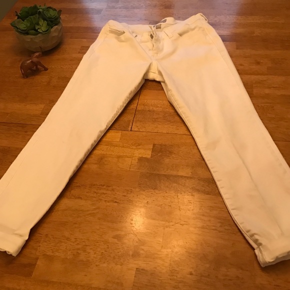 White BR Capri jeans