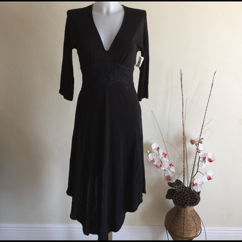 Yigal Azrouel Lace Black Dress NWT