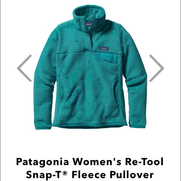 Patagonia woman's re-tool snap-T fleece pullover.