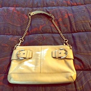 Coach Paten leather clutch/shoulder bag