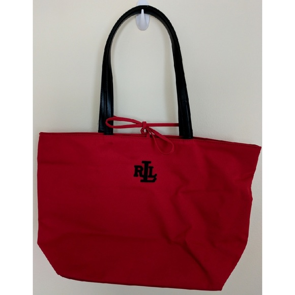 Ralph Lauren red handbag