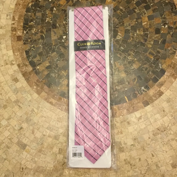 Pink Club Room Estate Neckwear Tie