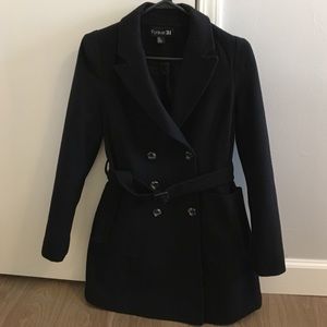 Long black coat