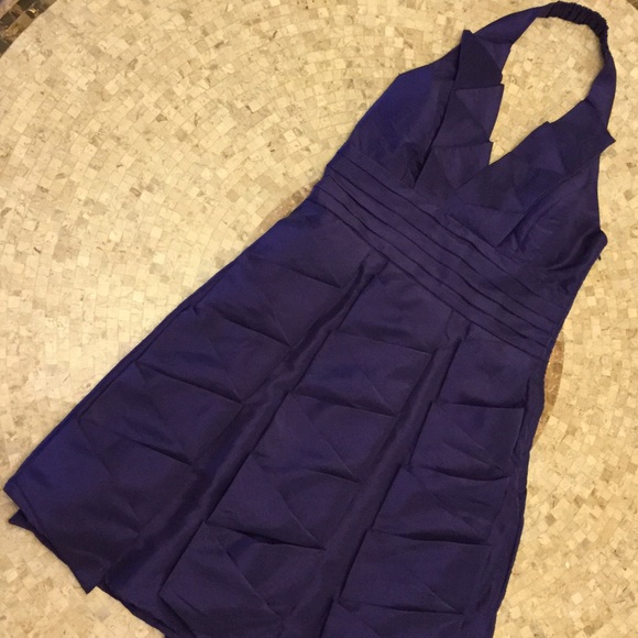 Royal Purple Romeo & Juliet Couture Cocktail Dress
