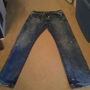 Takeshy Kurosawa Jeans - Takeshy Italy Designer Jeans Distressed 31x31 (A7) Takeshy Kurosawa Jeans - Takeshy Italy Designer Jeans Distressed 31x31 (A7)