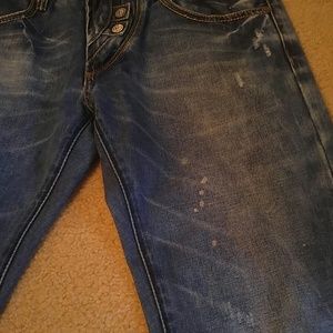 Takeshy Kurosawa Jeans - Takeshy Italy Designer Jeans Distressed 31x31 (A7) Takeshy Kurosawa Jeans - Takeshy Italy Designer Jeans Distressed 31x31 (A7)