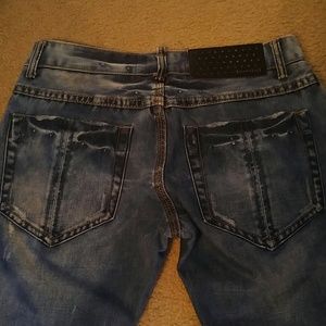 Takeshy Kurosawa Jeans - Takeshy Italy Designer Jeans Distressed 31x31 (A7) Takeshy Kurosawa Jeans - Takeshy Italy Designer Jeans Distressed 31x31 (A7)