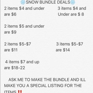 All items are eligible for this deal ONLY UNTIL 4p