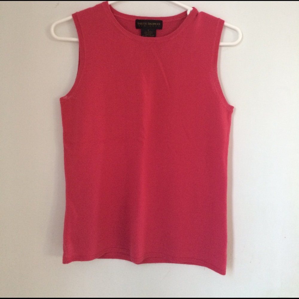 Babette Ballinger NY 100% acrylic tank sweater