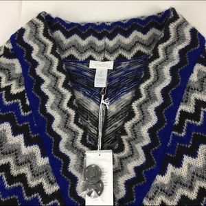Chico's Chevron Cardigan Size 1/M