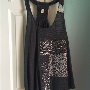 Anthropologie racerback tank
