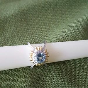 Sky Blue Topaz Ring