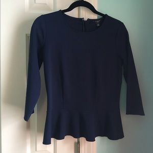 Ann Taylor peplum top