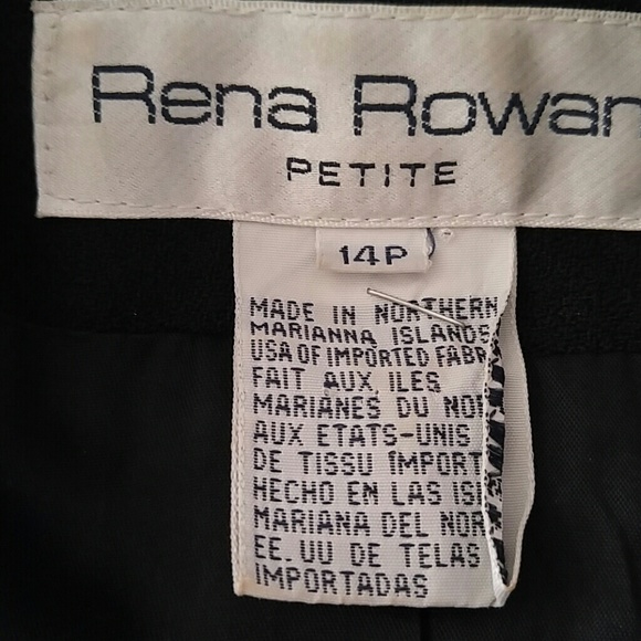 Rena Rowan black wool short jacket - Picture 3 of 3