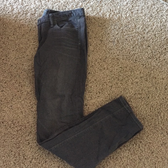 LOFT dark grey denim size 10