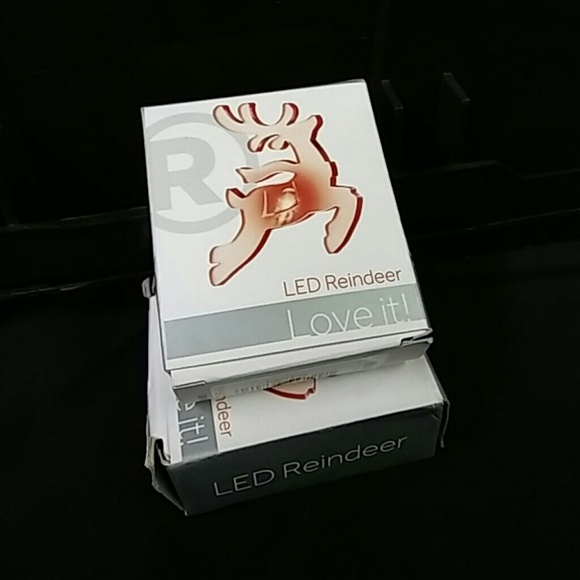 Christmas  3pack Reindeer lite up led radio shack