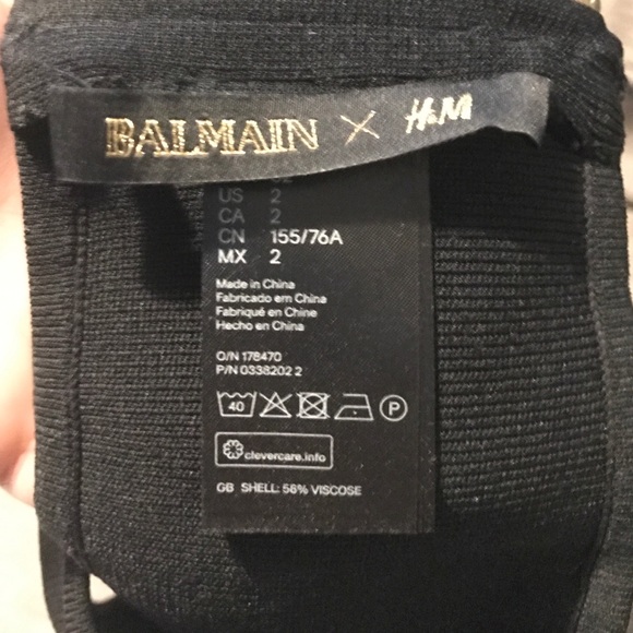 H&M x Balmain bandeau