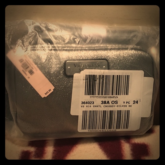 gunmetal victoria's secret crossbody