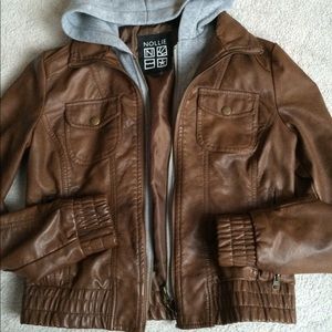 Nollie Faux Leather Jacket