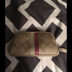 Coach makeup bag small