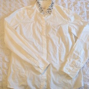 Jcrew jeweled button down