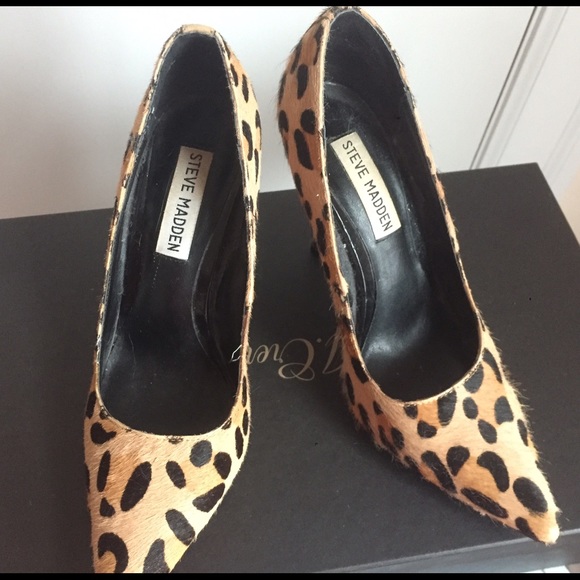 Leopard Print Steve Madden Heels - Picture 3 of 4