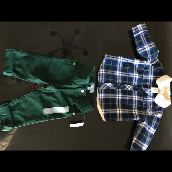 Boys GapFactory Fall Jacket & Green Corduroy Pants