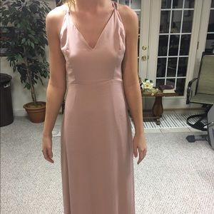 Blush Pink Maxi Formal Dress