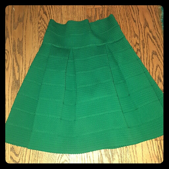 Green skirt